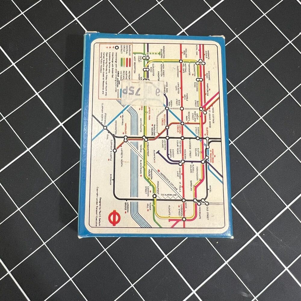 Vintage London Underground Poker Original Playing Cards Deck New